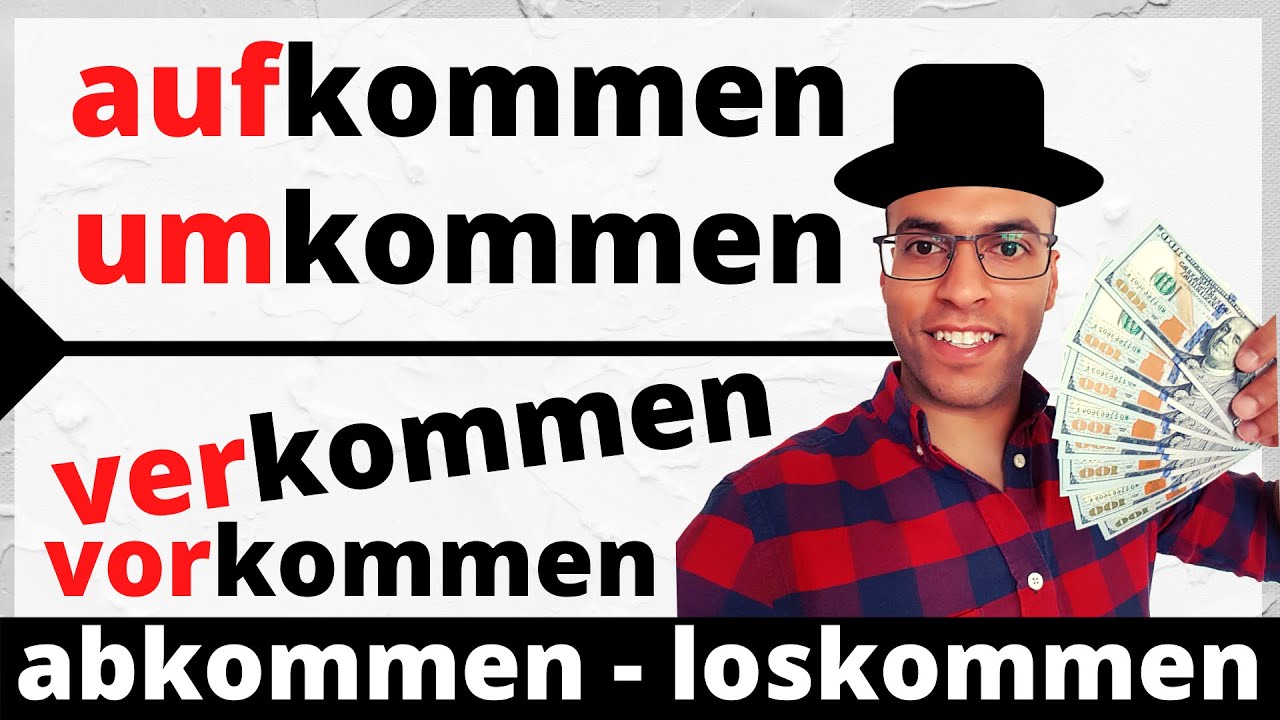 kommen - اهم 15 جملة لمشتقات الفعل مع امثلة ألمانية هامة
