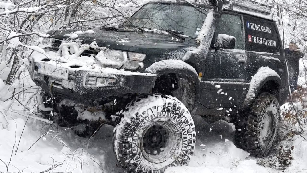 Nissan Patrol ZD30 Y61 Off Road in Snow