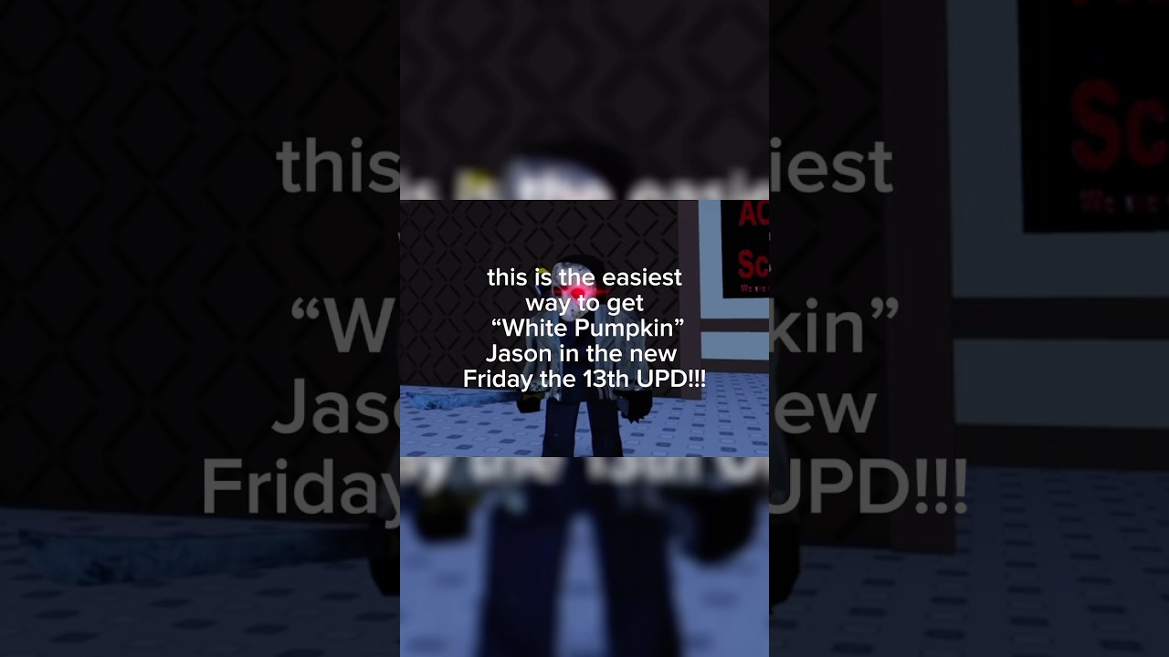 White Punpkin JASON SKIN TUTORIAL / Forsaken #roblox #forsaken #jason #tutorial #gaming #shorts