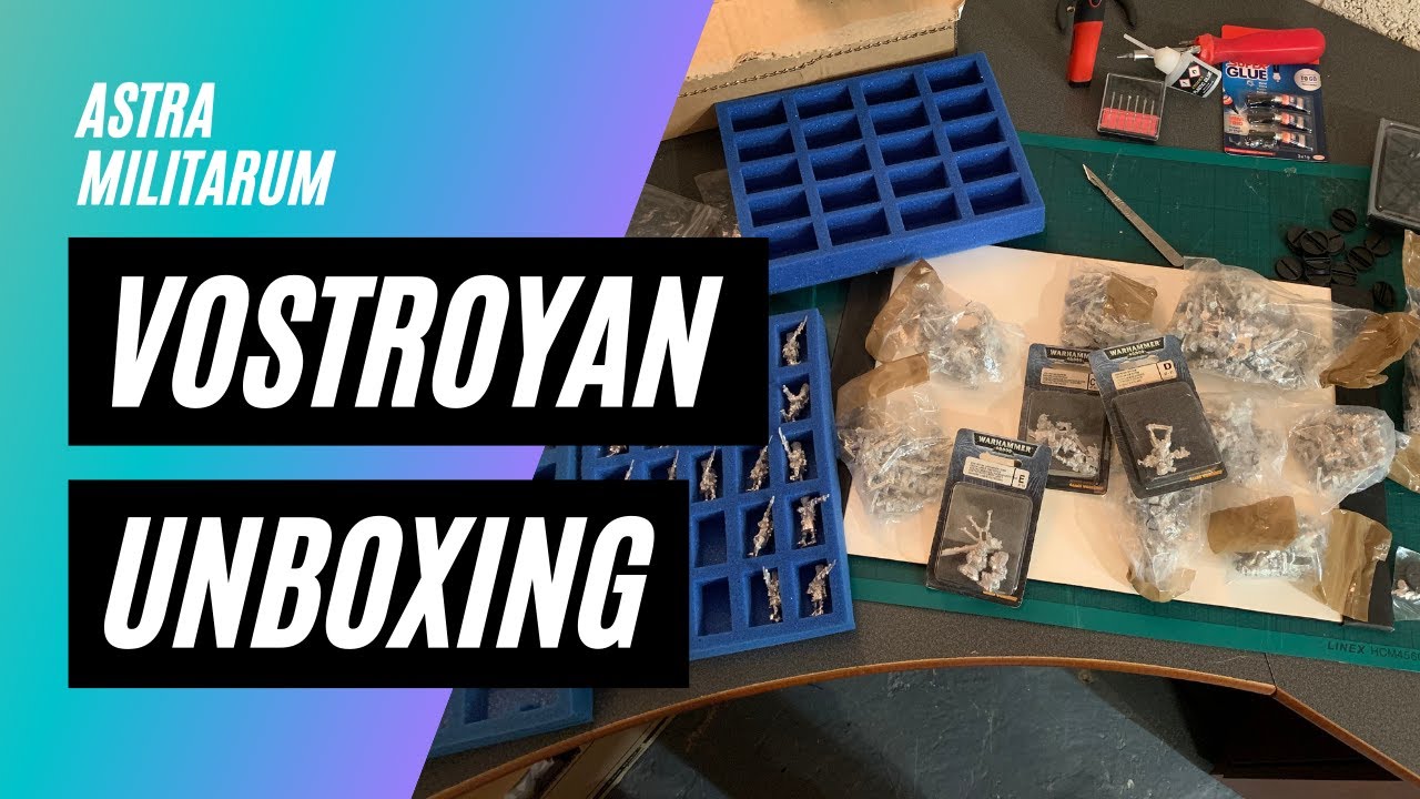 Starting a Vostroyan Firstborn Army - Unboxing
