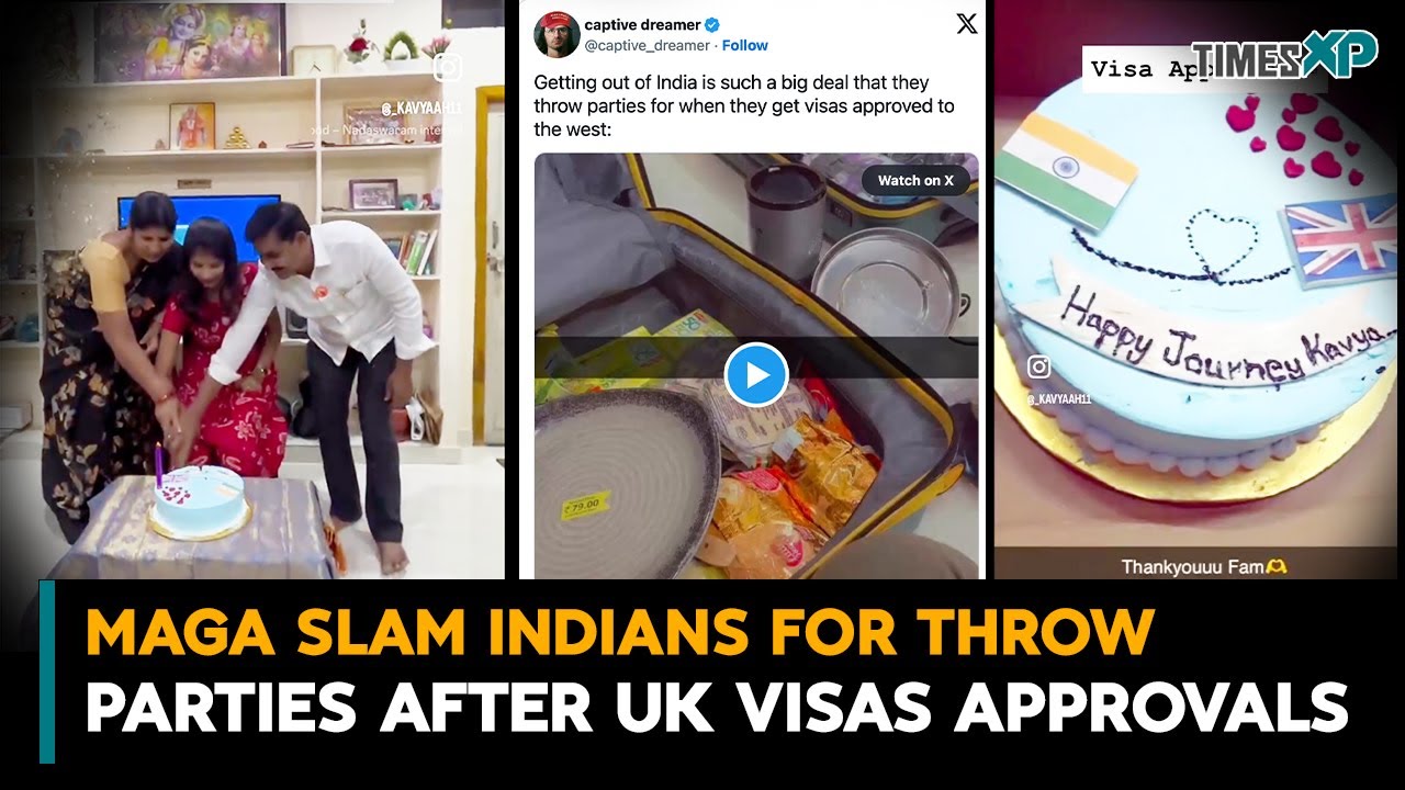 MAGA Slam Indians For Throw Parties After U.K. Visas Approvals| Indians In The U.S.