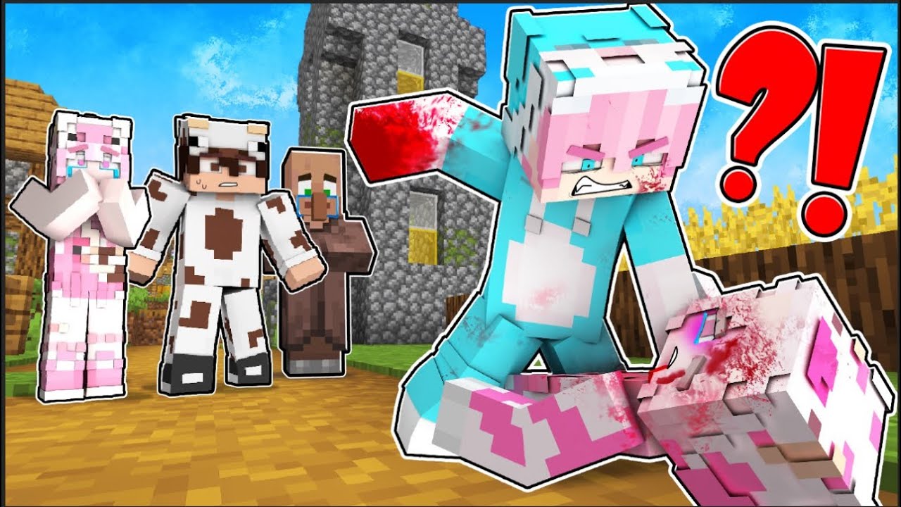 ATUN TIBA-TIBA MARAH DAN MUKUL MOMON di MINECRAFT ft @BANGJBLOX 