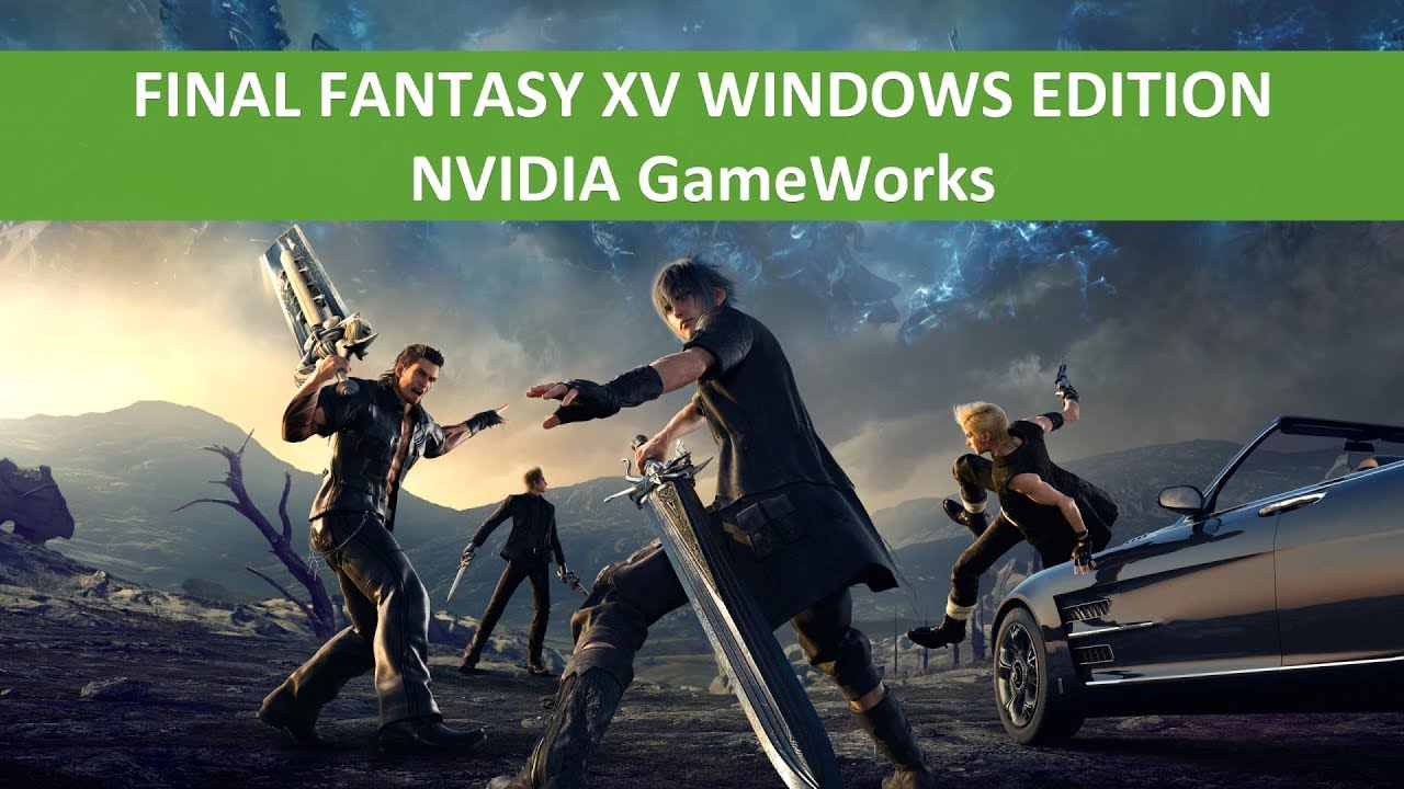 Final Fantasy XV Windows Edition Graphics comparison ( HairWorks, VXAO, TurfEffects)