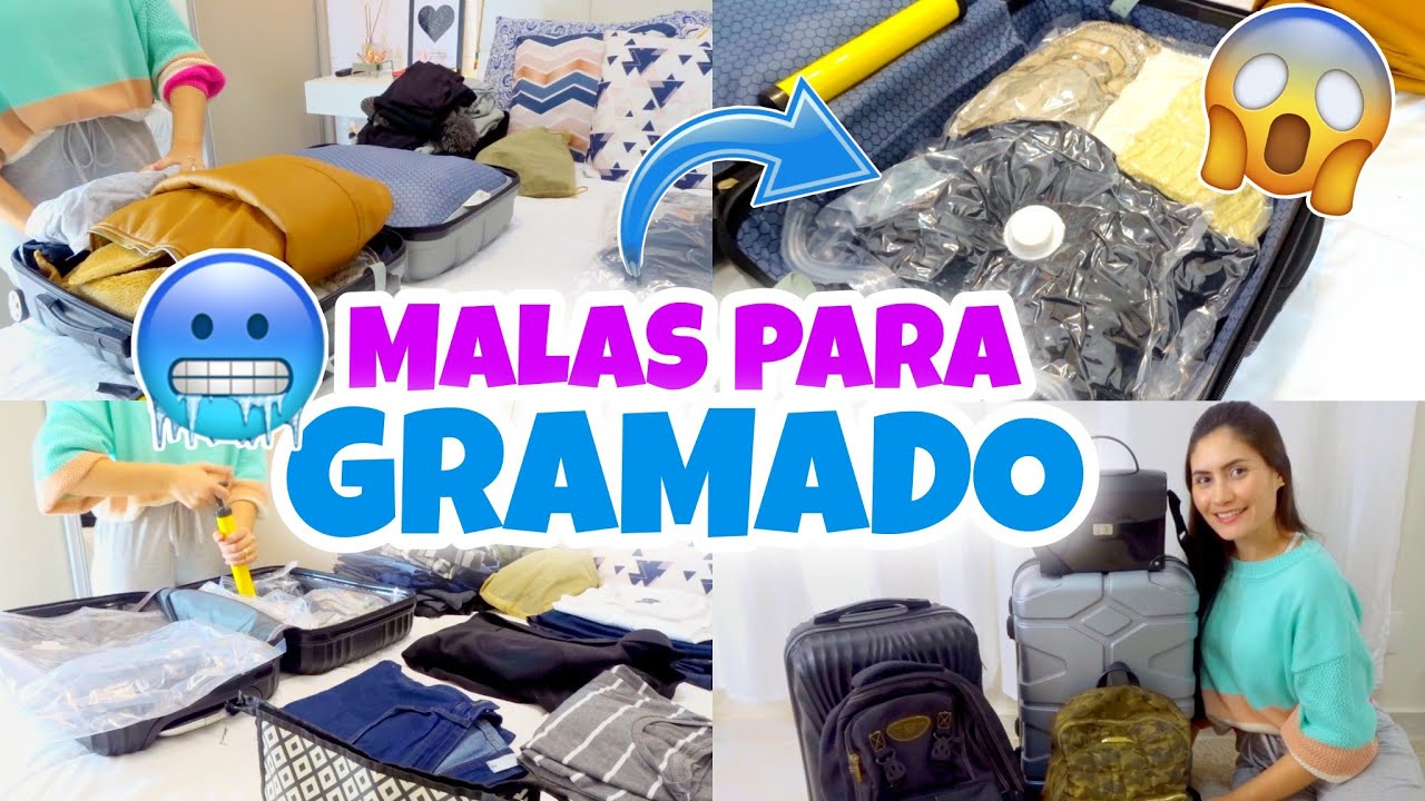 ARRUMANDO AS MALAS PARA GRAMADO-RS | MALAS DE MÃO PARA O INVERNO CASAL | O QUE LEVAR? DICAS E PESO