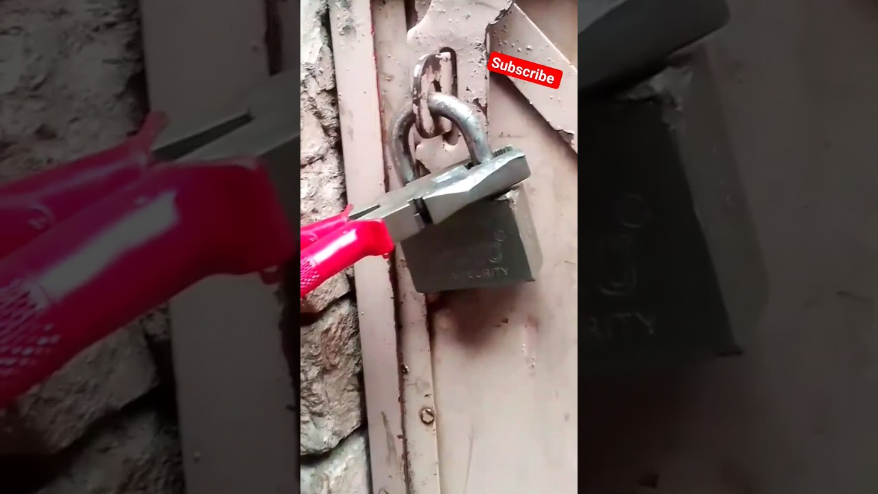 How to Break Lock with hammer 🔨
