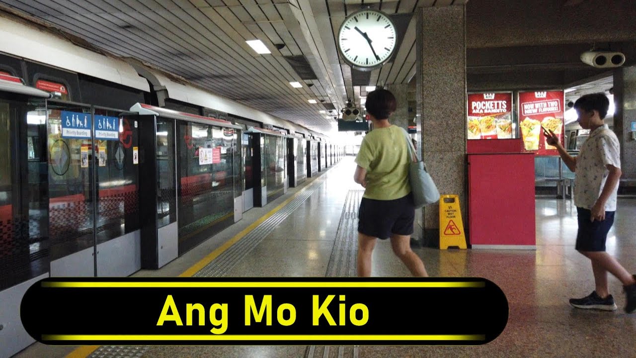 MRT Station Ang Mo Kio - Singapore 🇸🇬 - Walkthrough 🚶