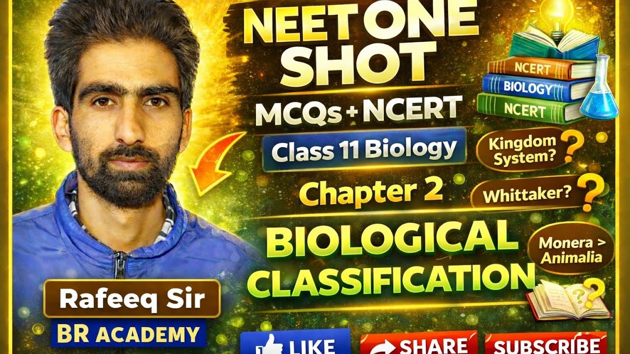 NCERT Line by Line | Biological Classification | Class 11 Biology One Shot