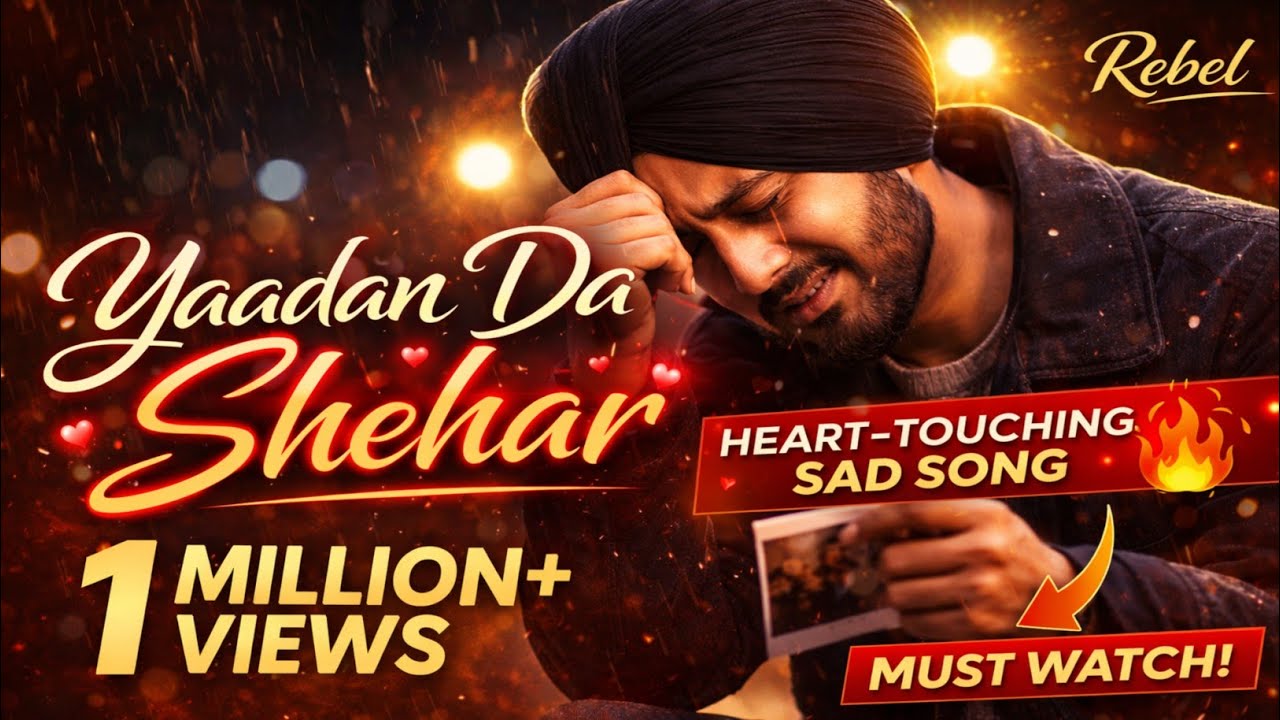 Tere Bin Sajna 💔Yaadan Satondiyan | Heart Touching Punjabi Sad Song 2026 | Rebel Dil Ki Awaaz #song 