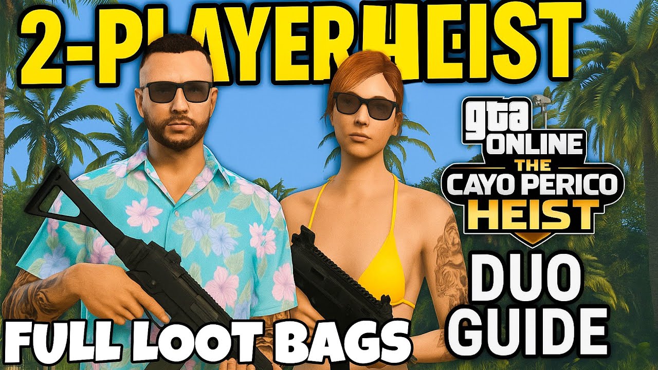 How to Beat the Cayo Perico Heist with 2 Players (Max Payout Strategy!) | GTA Online Duo Guide