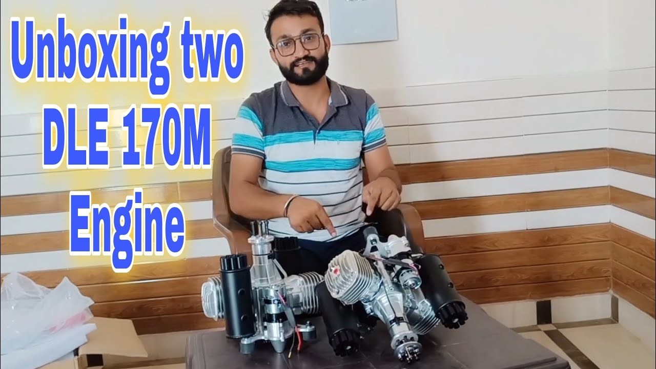 1st Time in India twin paramotor Engine Dle 170m unboxing with Pilot Kuldeep Taak | Dle 170m engine