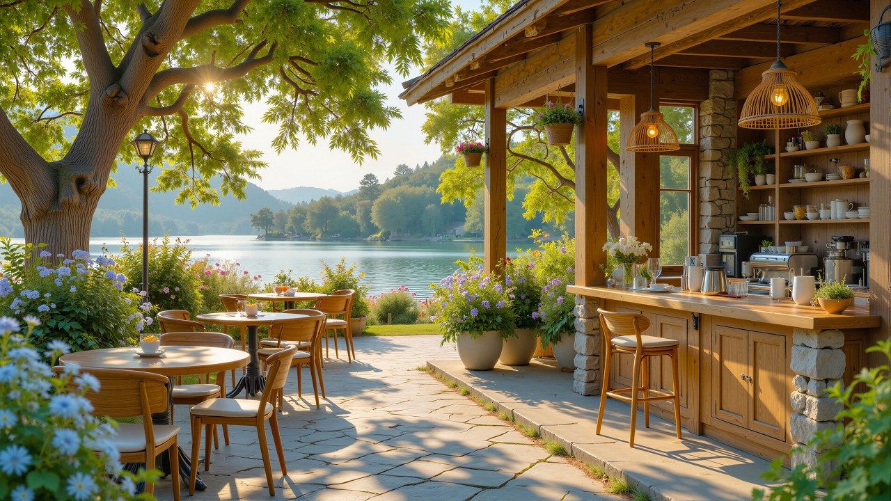 Warm Lakeside Piano For Good Mood🌿 Elegant Piano In Rustic Cabin With Calm Nature Sound For Relaxing