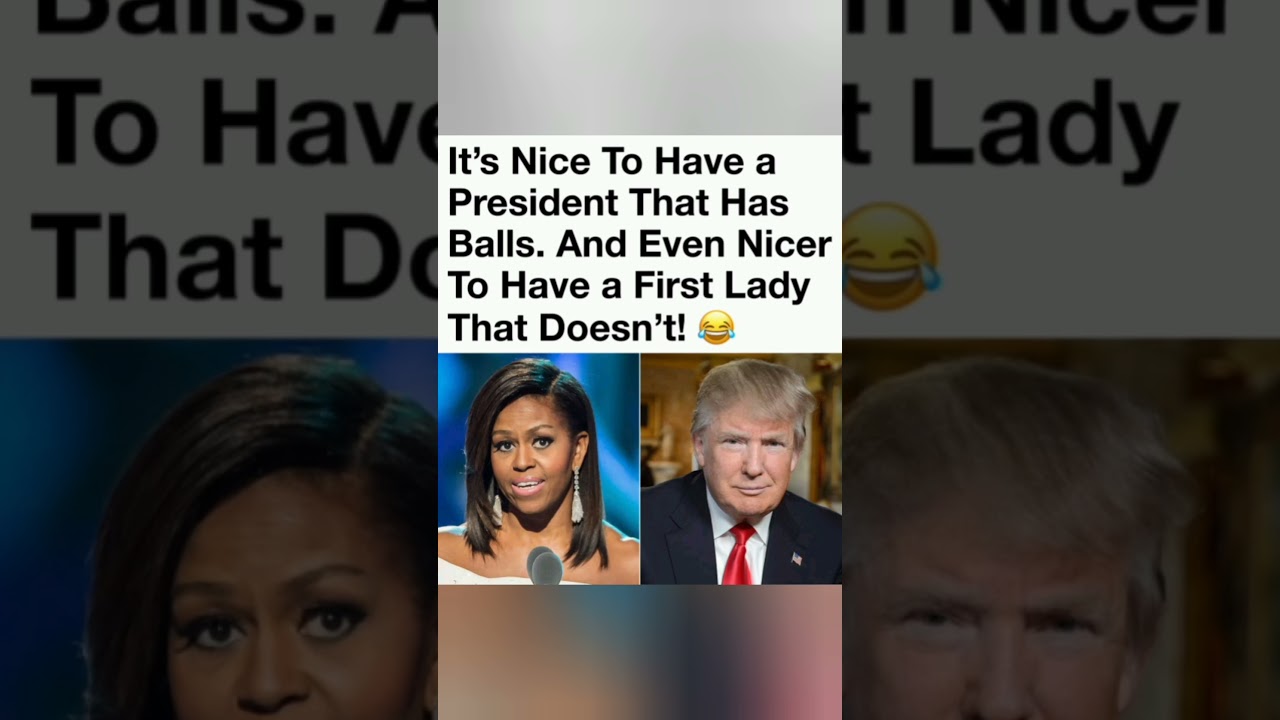 Strong leadership, strong opinions 🇺🇸😄 #Politics #President #FirstLady #Humor #Debate #Viral