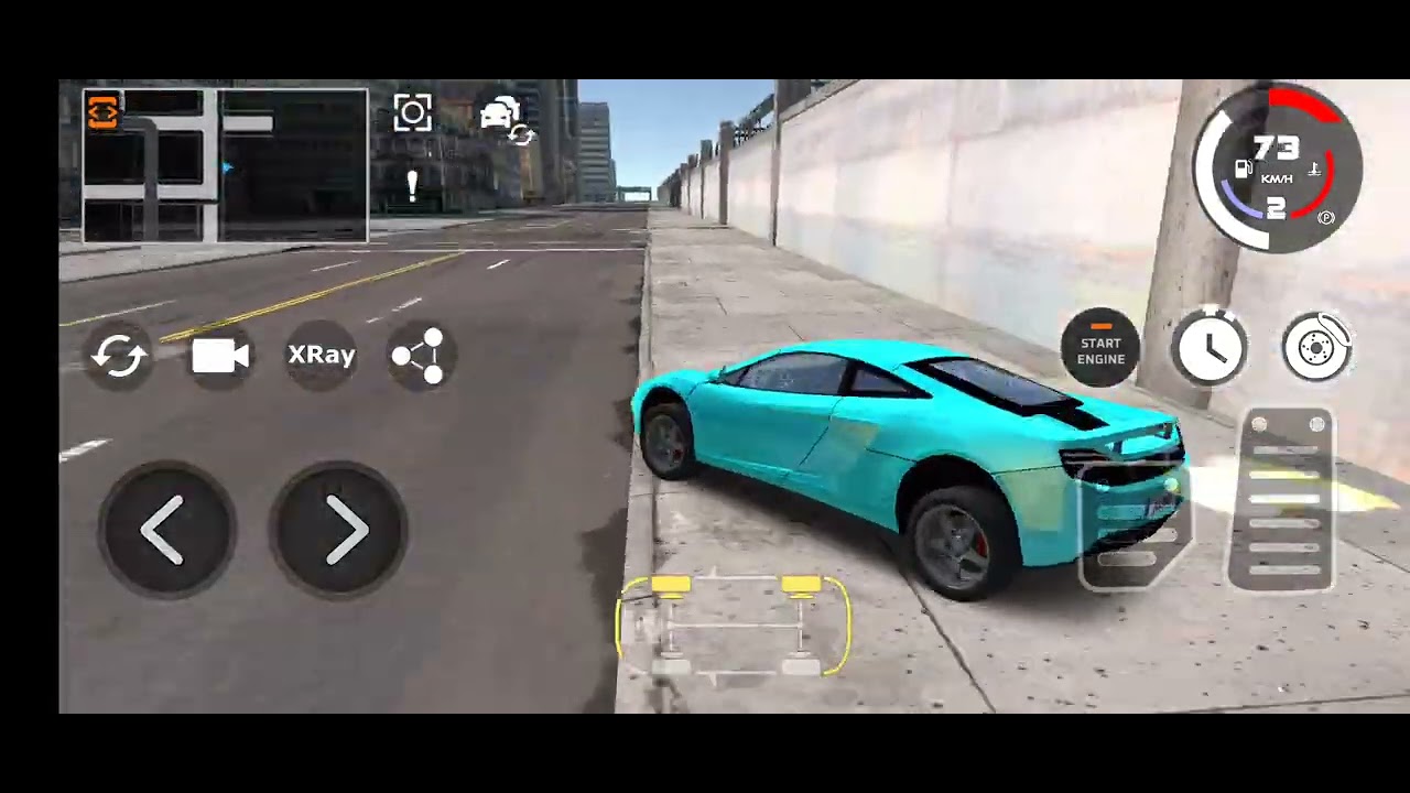 O jogo de carro realista
