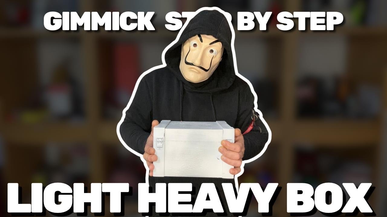LIGHT HEAVY BOX ILLUSION 🪄 GIMMICK STEP BY STEP #magic #tricks #trend #foryou