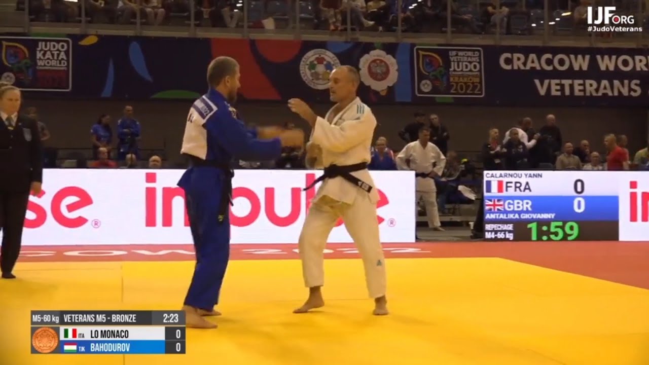 Antonio LO MONACO - Qutbuddin BAHODUROV, Bronze, -60KG M5, Krakow World Championships Veterans 2022