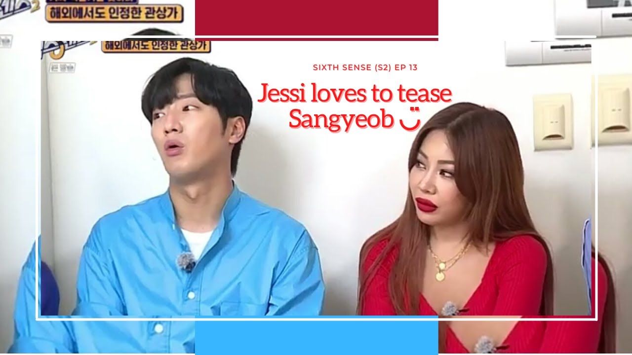 #Jessi loves to tease #Sangyeob ◡̈ | Sixth Sense Episode 13 (S2)