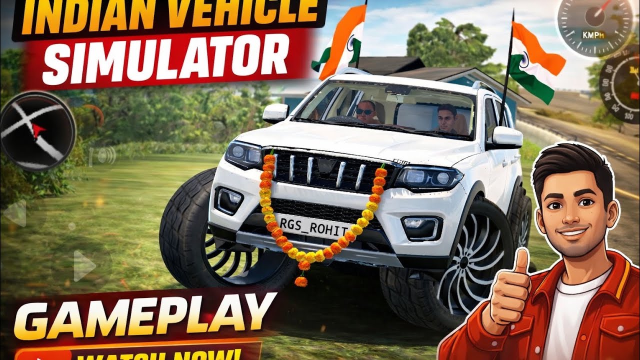 Indian Vehicle Simulator Gameplay 🚗🇮🇳 | Realistic Driving Experience | Watch Now!