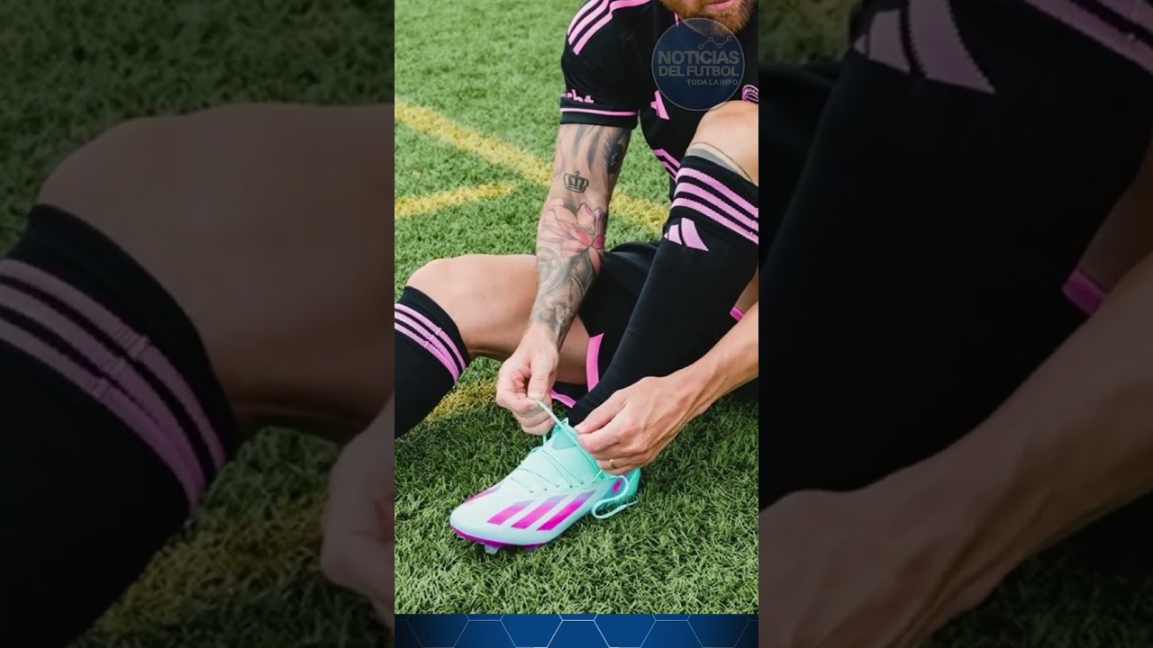 Leo Messi present&oacute; sus nuevos botines