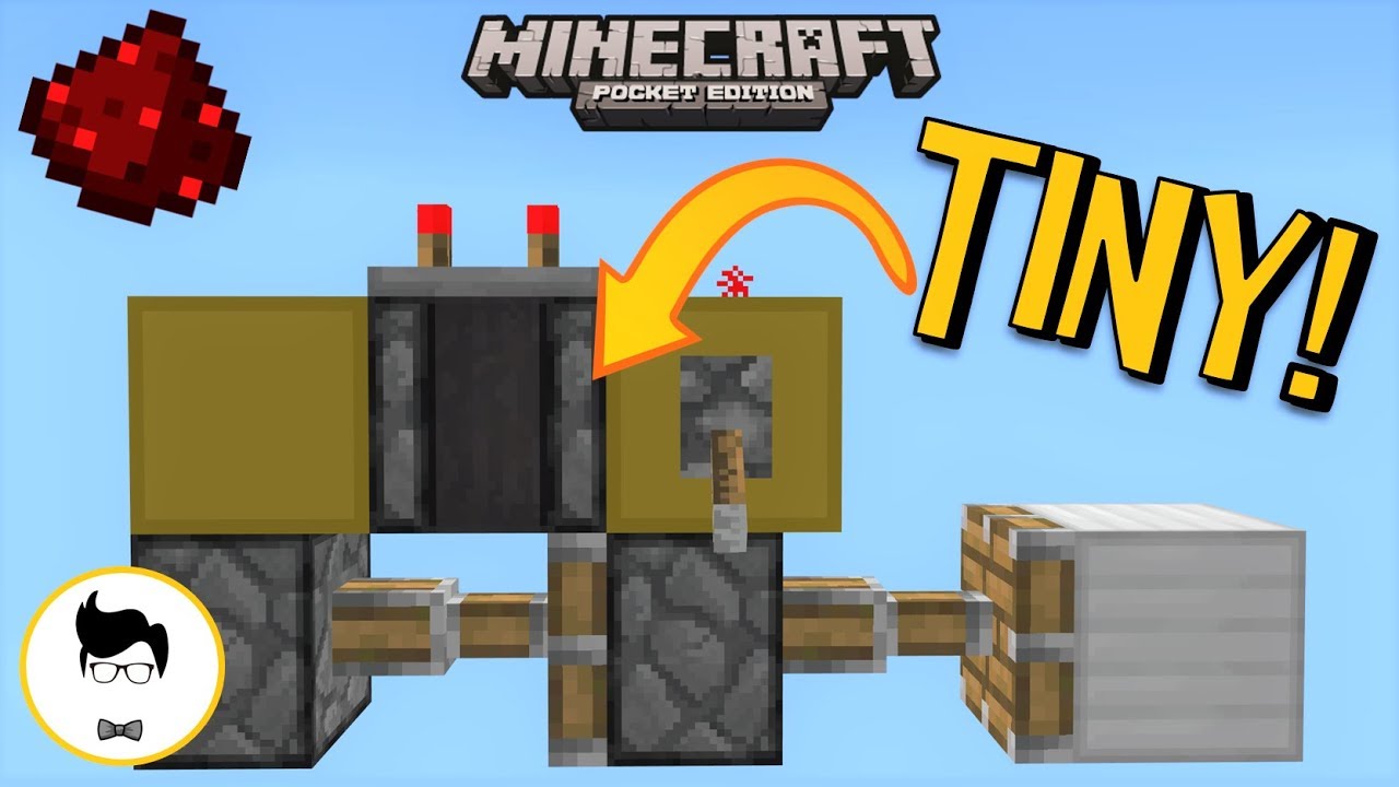 Minecraft PE Tiny Double Piston Extenders! (PE/Xbox/Windows10/Switch)