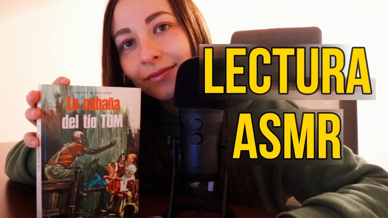 ⛺  🙍🏿‍♂️ LECTURA SUSURRADA y COSQUILLOSA || ASMR || La Cabaña del tío Tom | Audiolibro para DORMIR