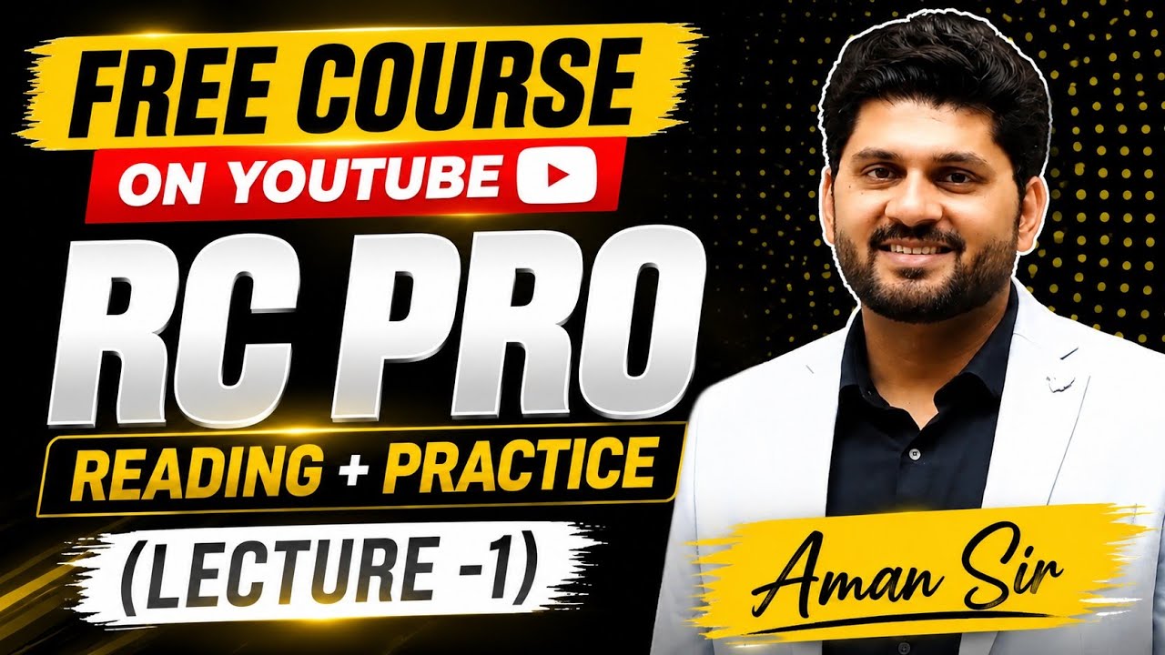 RC|CLOZE TEST|PARAJUMBLES|Aman sir paid batch|Free course of English|Reading comprehension|Editorial