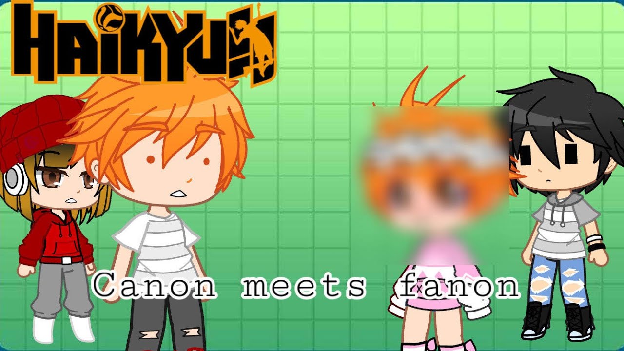 Canon Haikyuu meets fanon Haikyuu