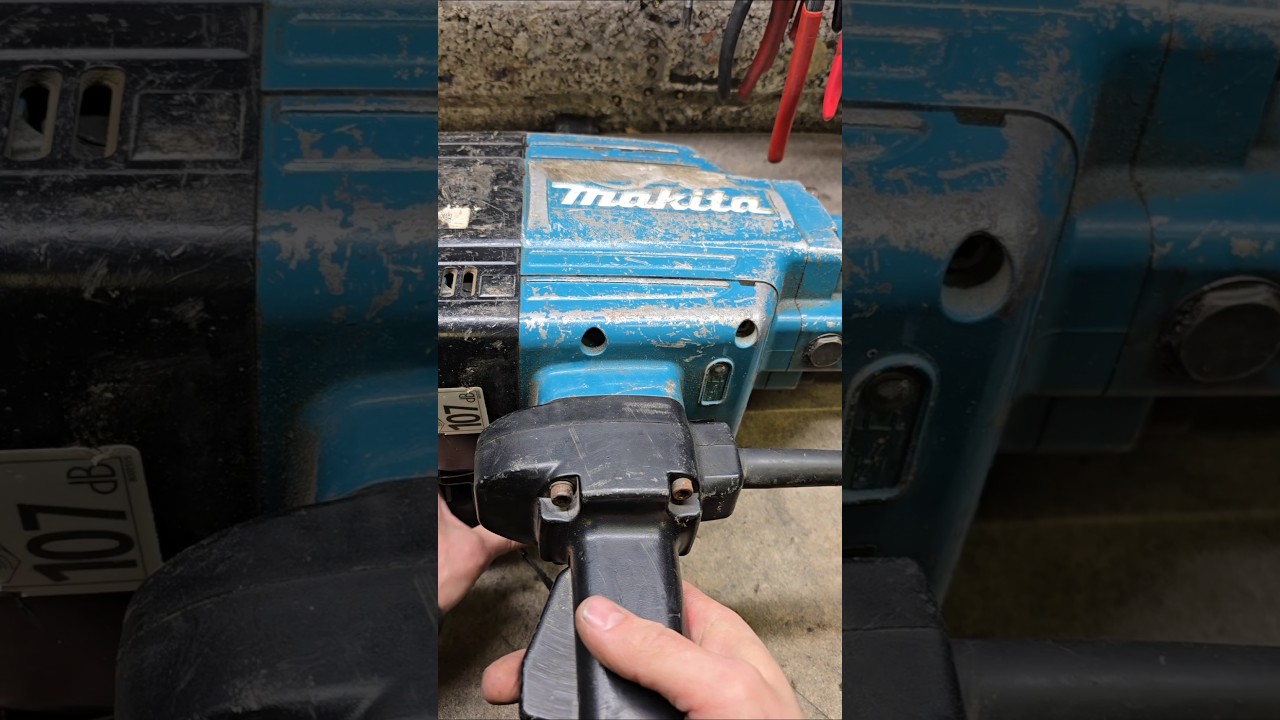 Big tool, easy fix. Makita breaker wont switch off. #switch #faulty #tool #repair #workshop