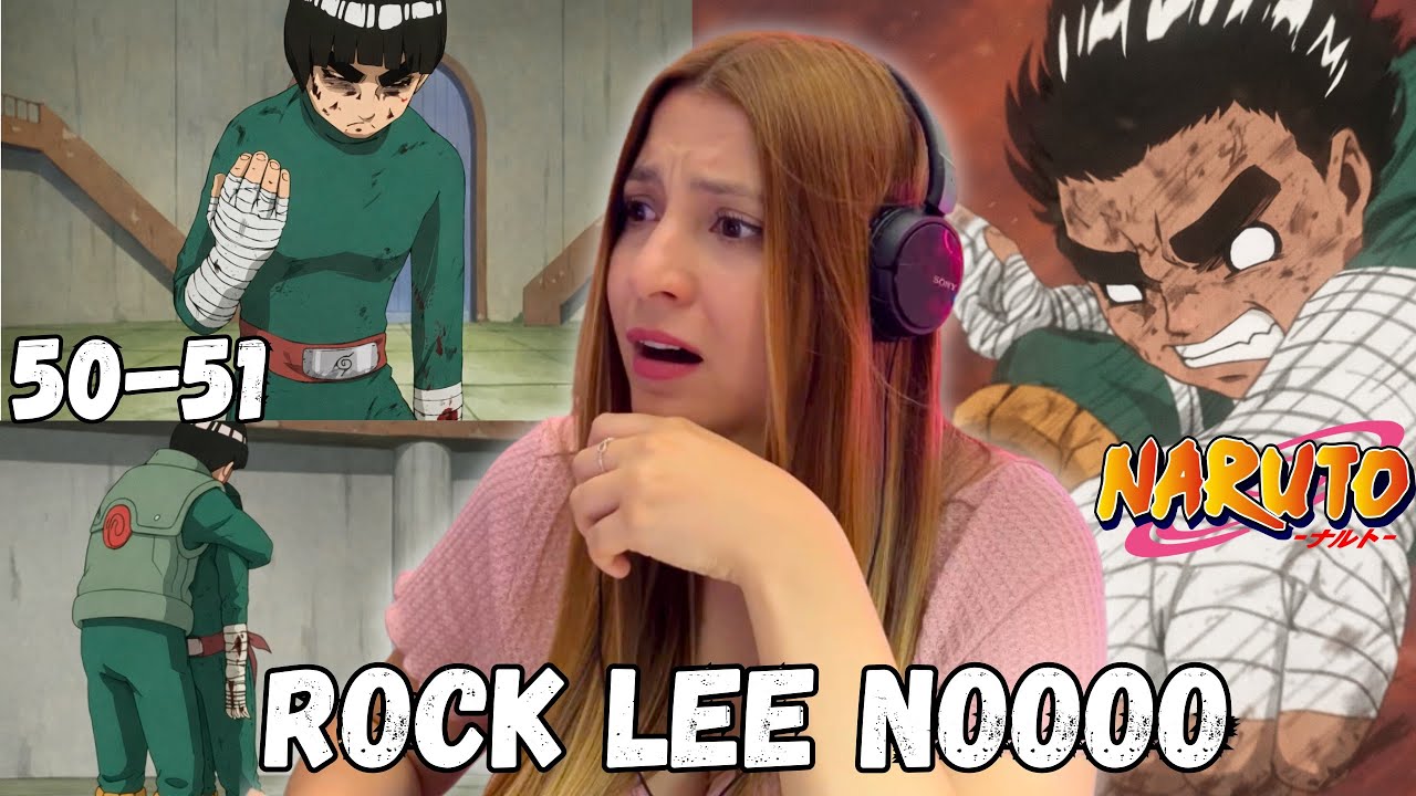 NO PUEDE SEEEEER😭💔ROCK LEE / Reacciono al capitulo 50-51