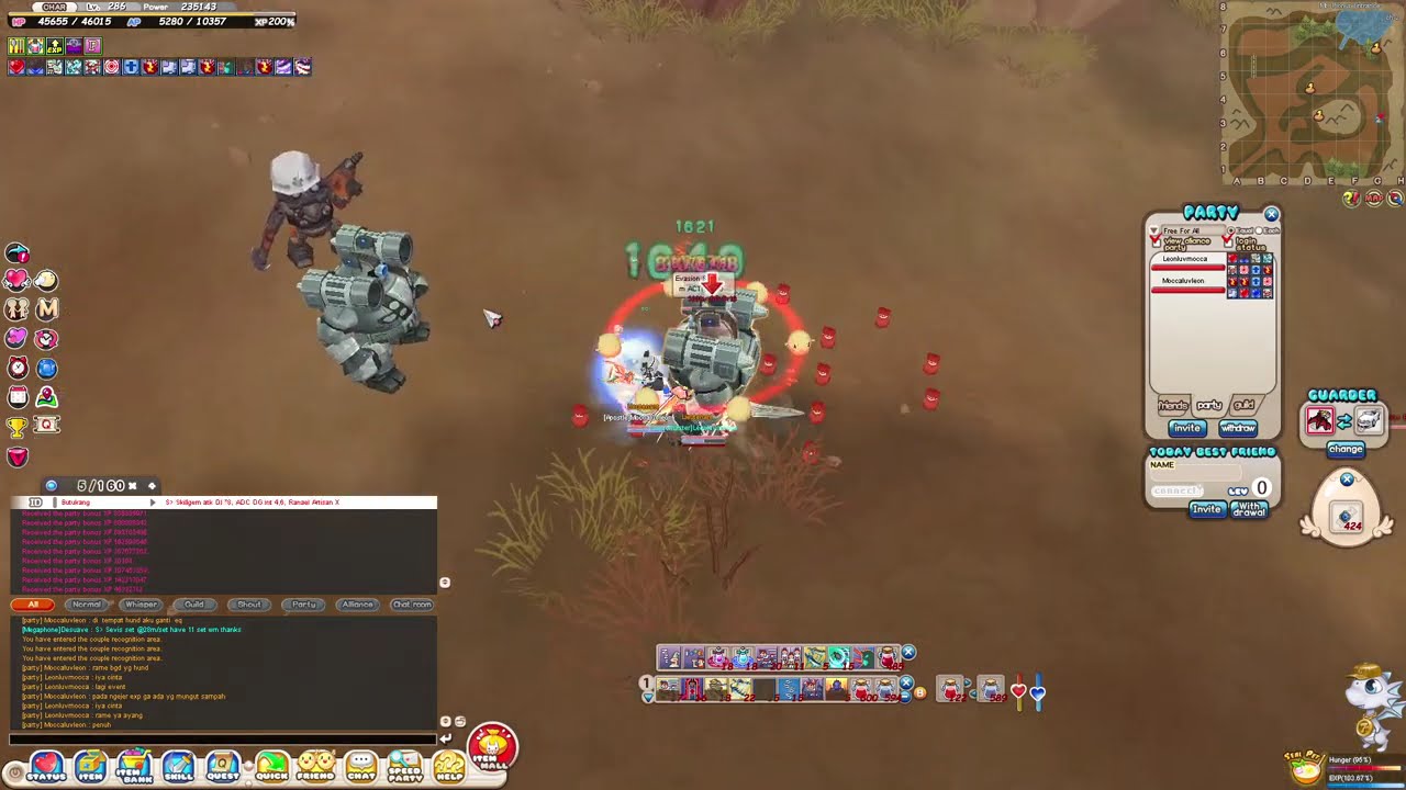 Seal Online - Blades of Destiny - Mt. Pionur of Iter Continent Leveling Map