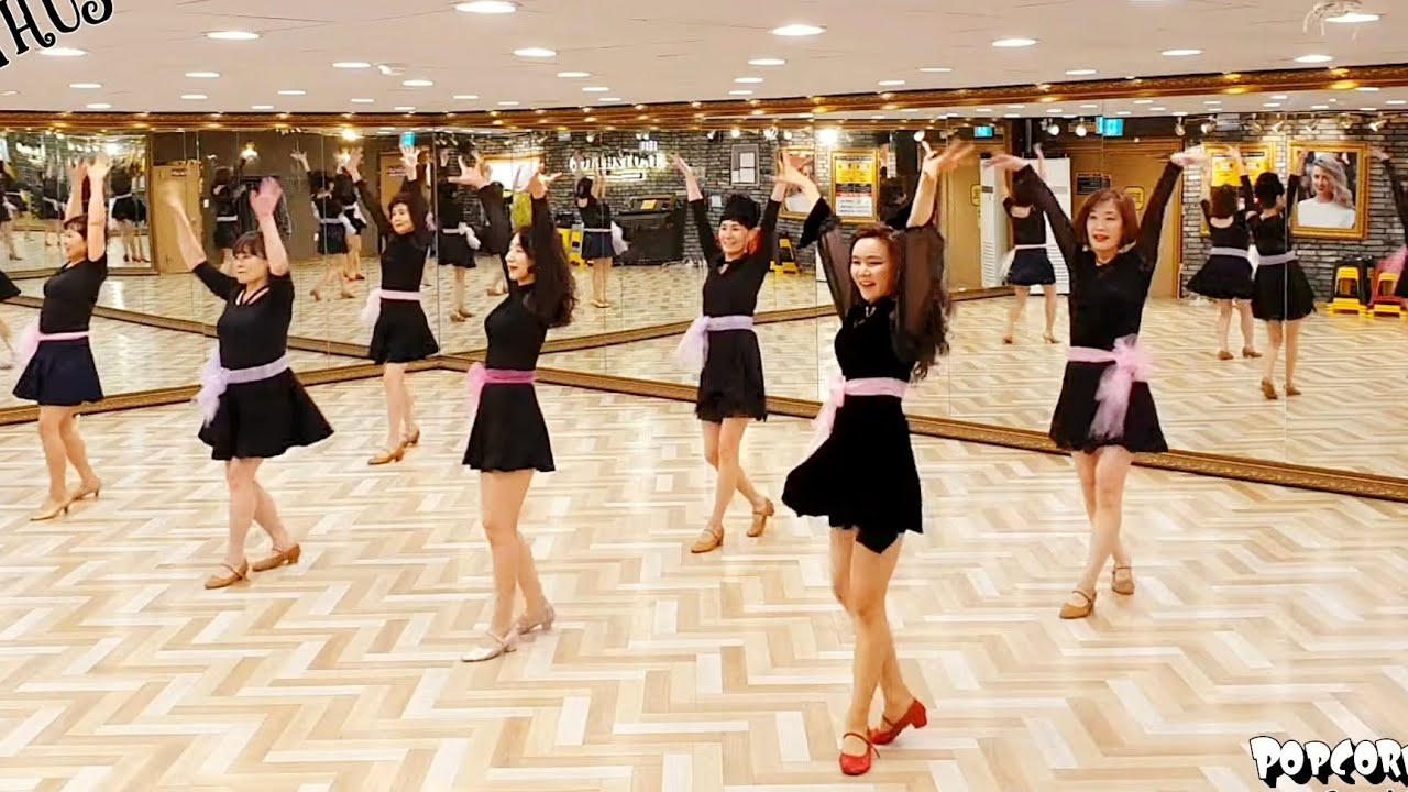 Popcorn/ By the Overtones (Improver) line dance