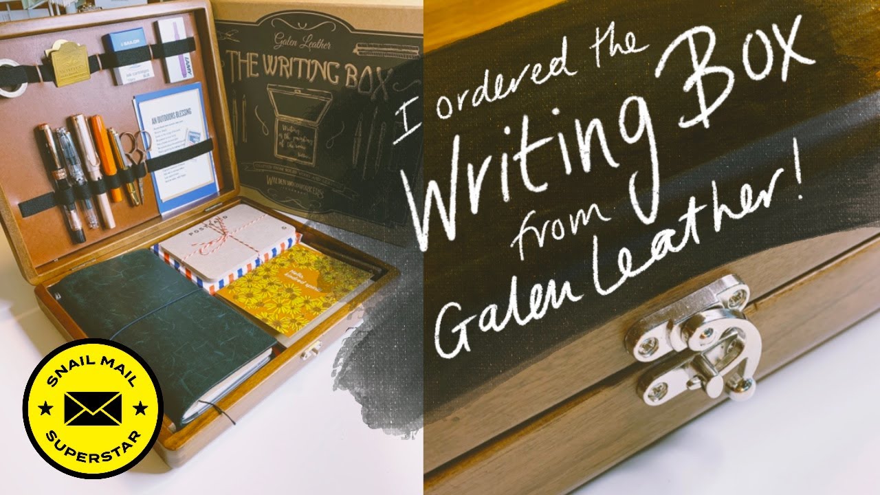 I ordered the Writing Box from Galen Leather!