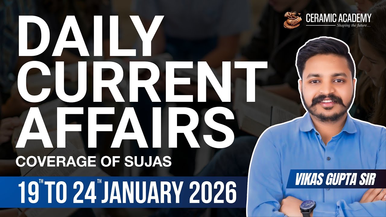 Daily Current Affairs EXPOSED 19 to 24 Jan by Vikas Sir