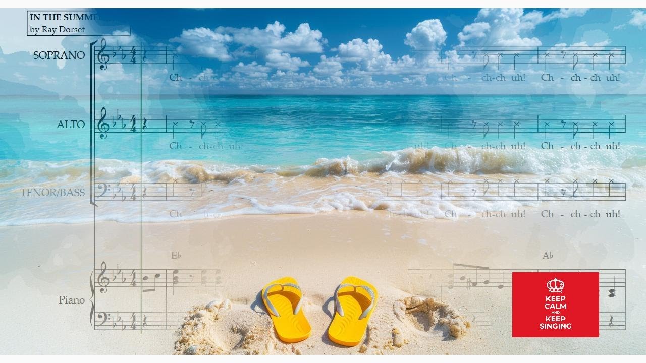 SUMMERTIME MEDLEY SATB score