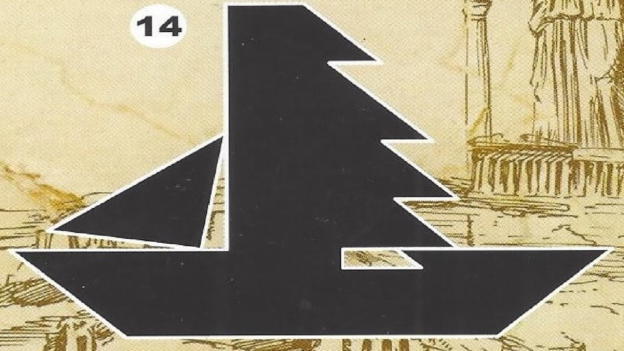 TANGRAM PITAG&Oacute;RICO (8 piezas): FIGURA 14. PROFE CARLOS.