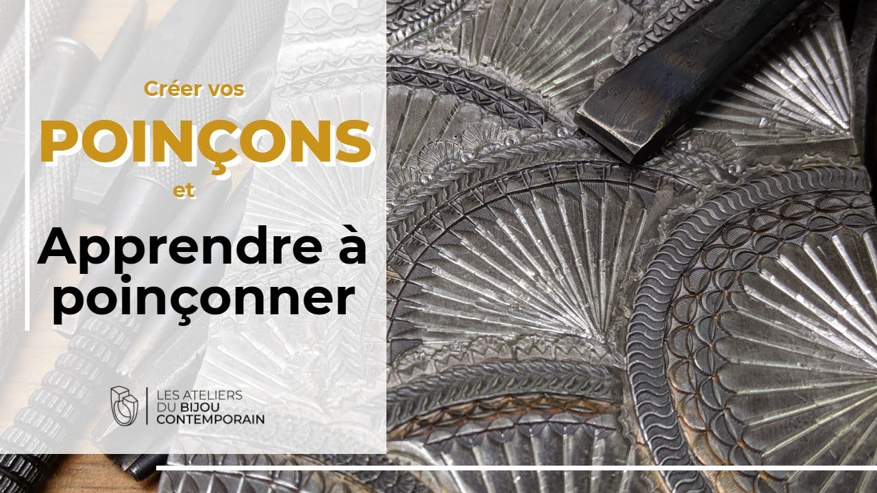 COMMENT CRÉER VOS POINÇONS ET POINÇONNER VOS BIJOUX AVEC DES MOTIFS PERSONNALISÉS