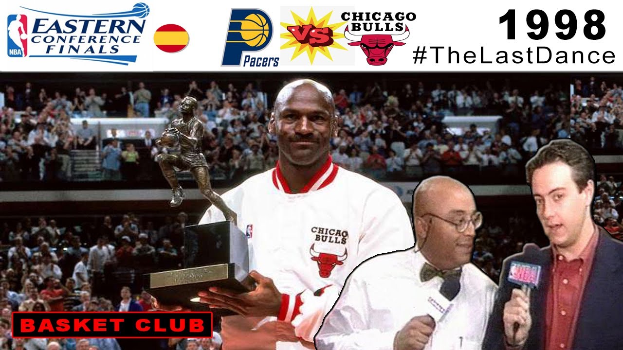 NBA 1998 Indiana Pacers vs Chicago Bulls Game 2 Classics en Español Eastern Conference Finals