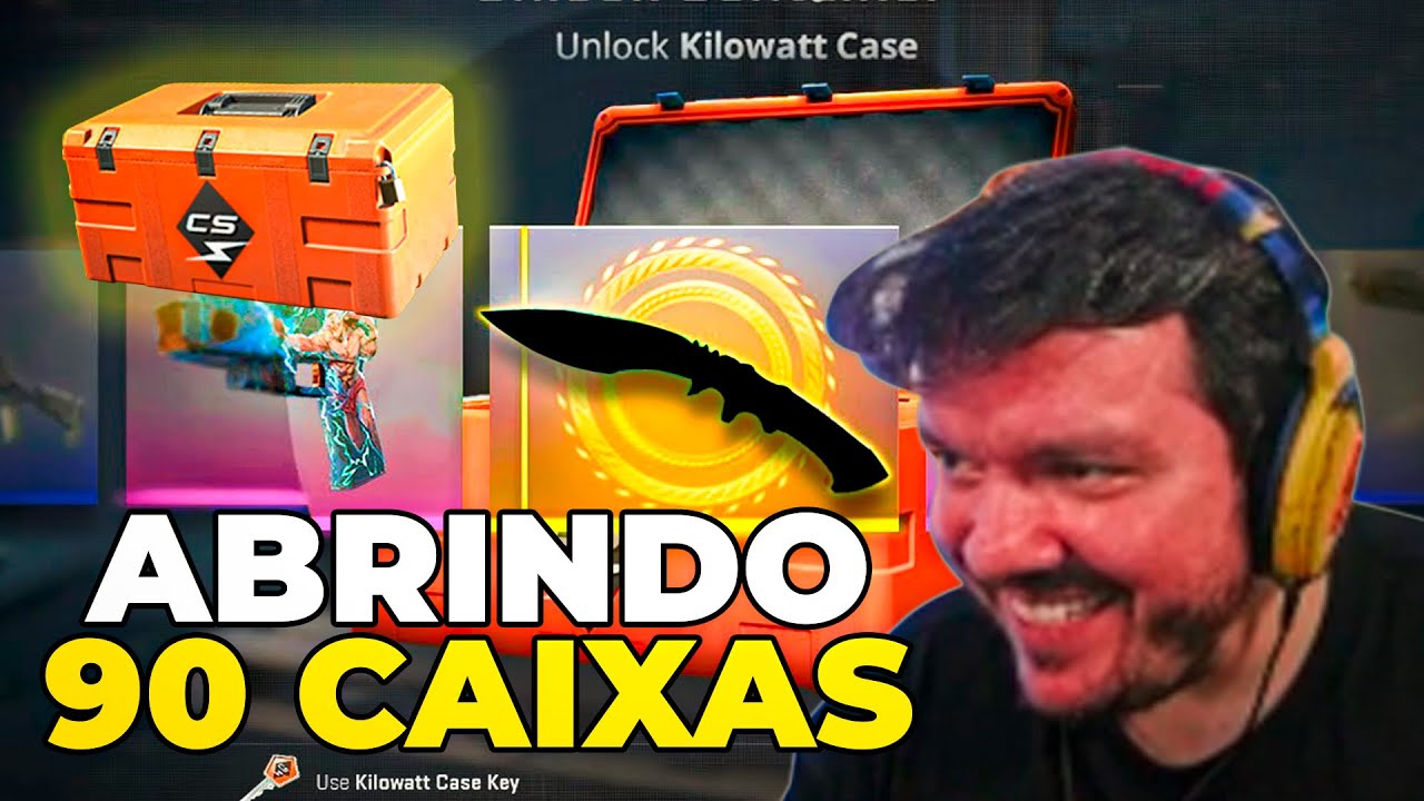 GAULES ABRIU 90 CAIXAS  KILOWATT!! | CORTES CS2!