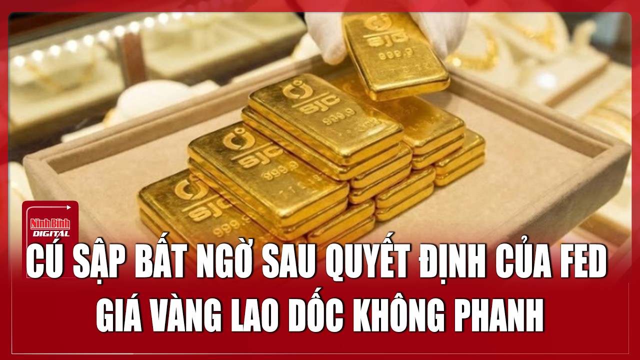 Cú sập bất ngờ sau quyết định của Fed: Vàng lao dốc hơn 100 USD, điều gì đang chờ nhà đầu tư?