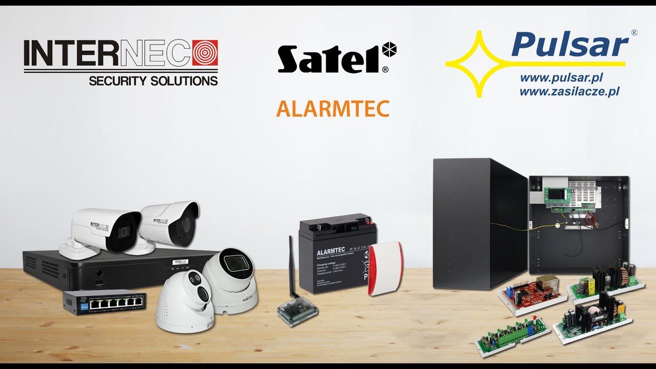 Test zasilacza buforowego GRADE 3  od PULSAR w systemie monitoringu wizyjnego marki INTERNEC