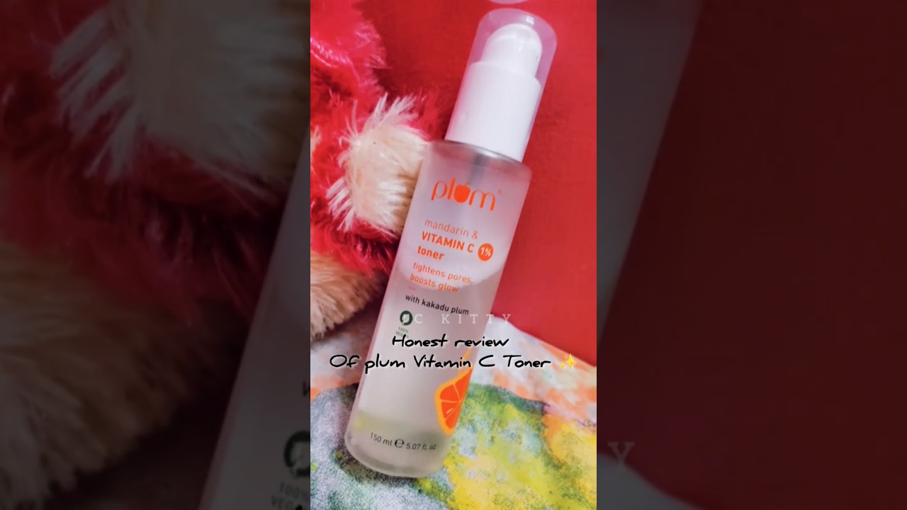 Plum Vitamin C Toner 🧡#toner #skincare #plum @plumgoodness #review #honestreview #skintoner