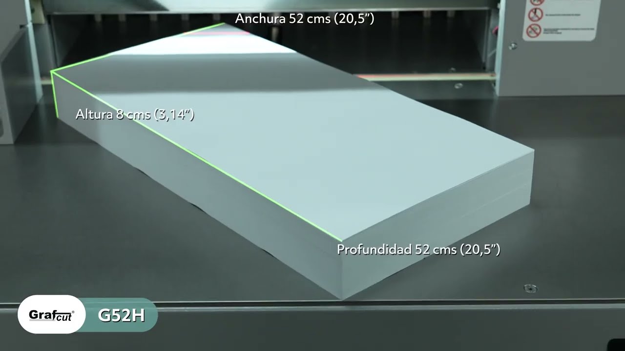 Guillotina hidráulica G52H de GRAFCUT - Emgraf