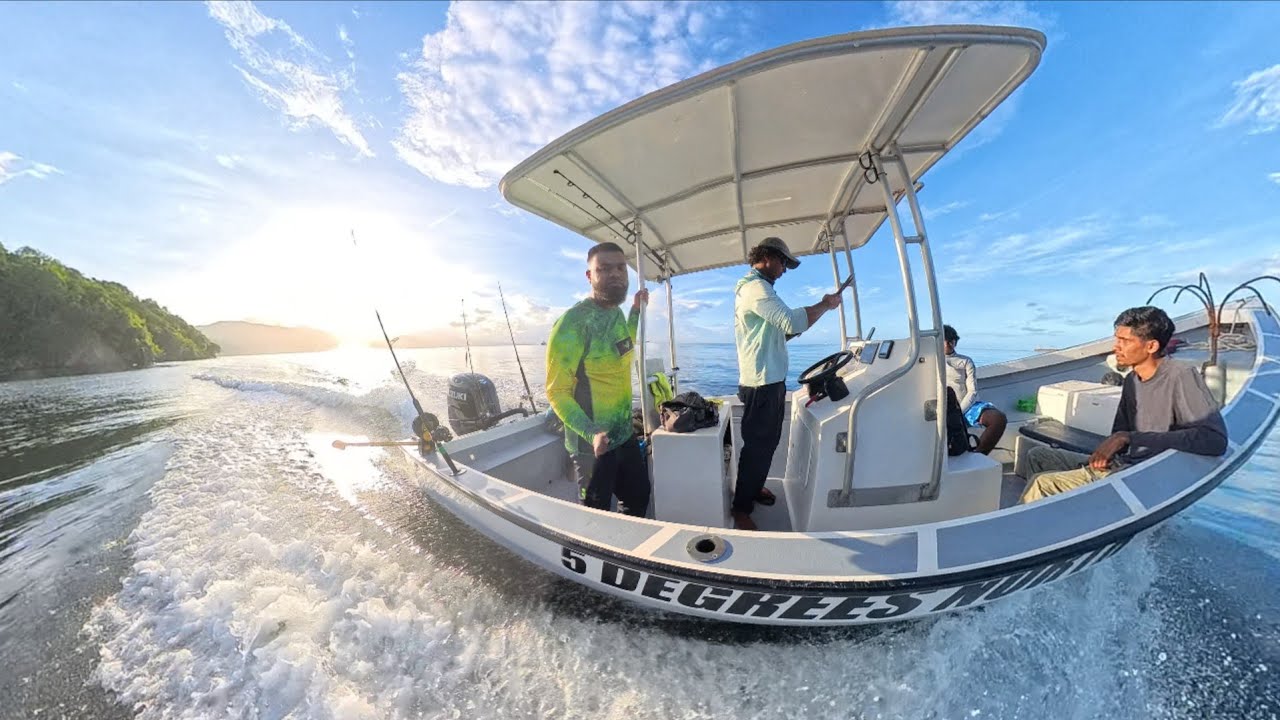 TROLLING FOR KINGFISH, NORTH COAST, TRINIDAD