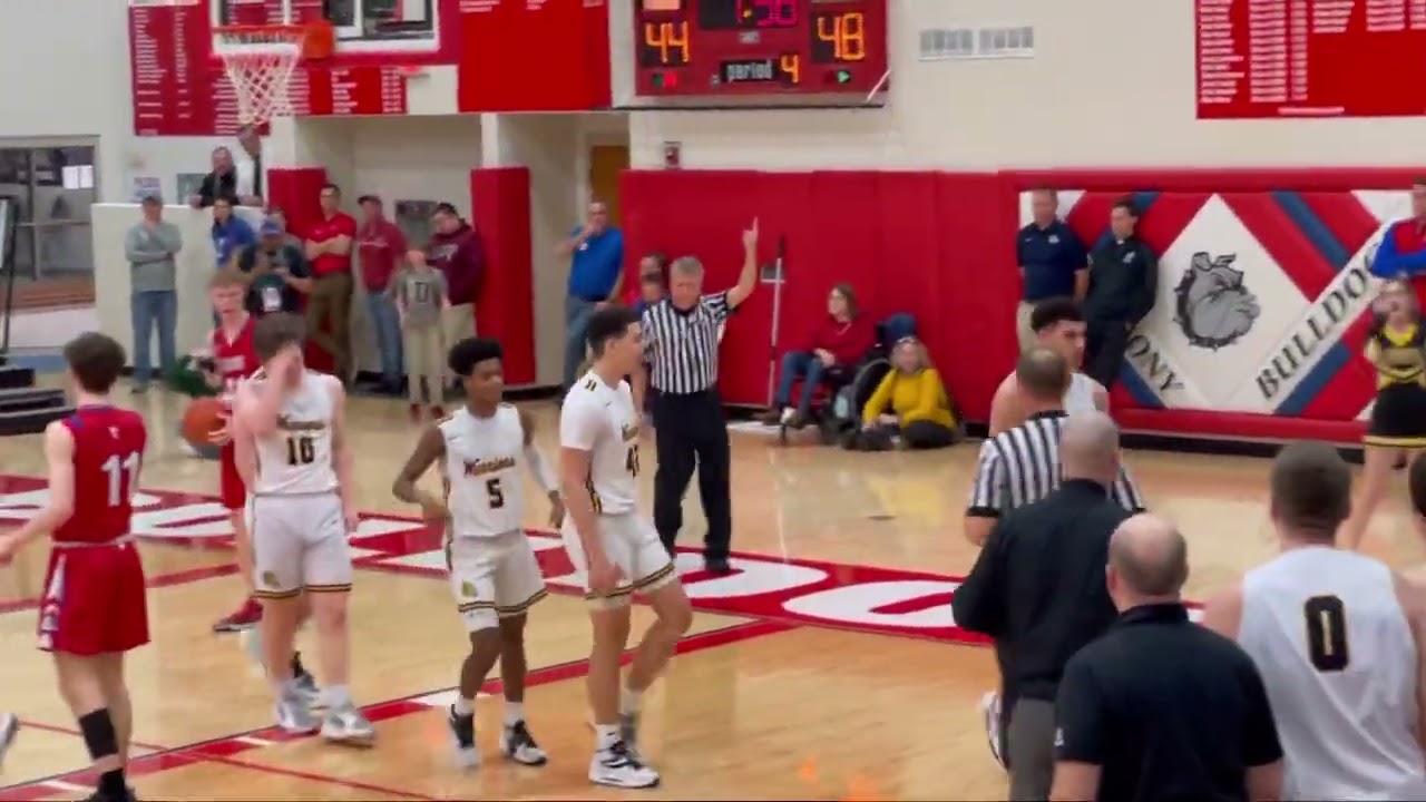 Tuscola Warriors vs. St. Anthony Bulldogs Varsity Boys Basketball Highlights - Sectional Game 1