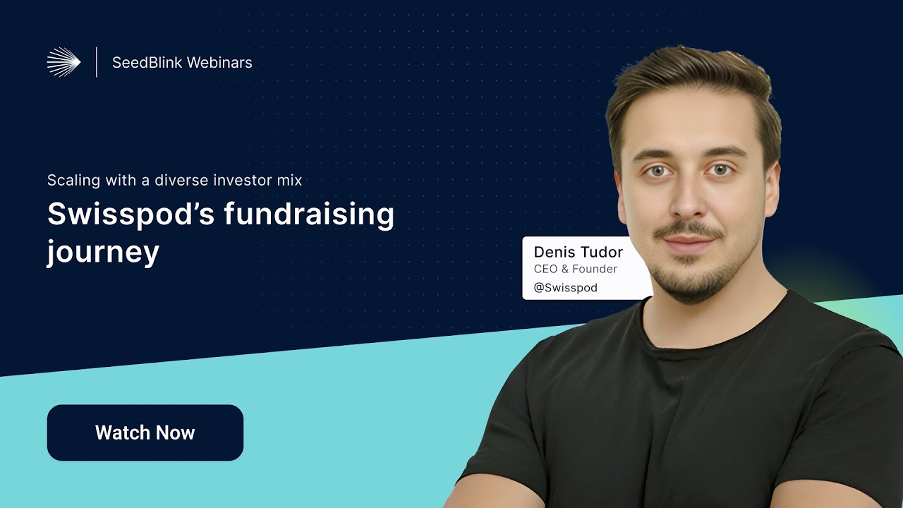 Webinar: Swisspod&rsquo;s fundraising journey - scaling with a diverse investor mix