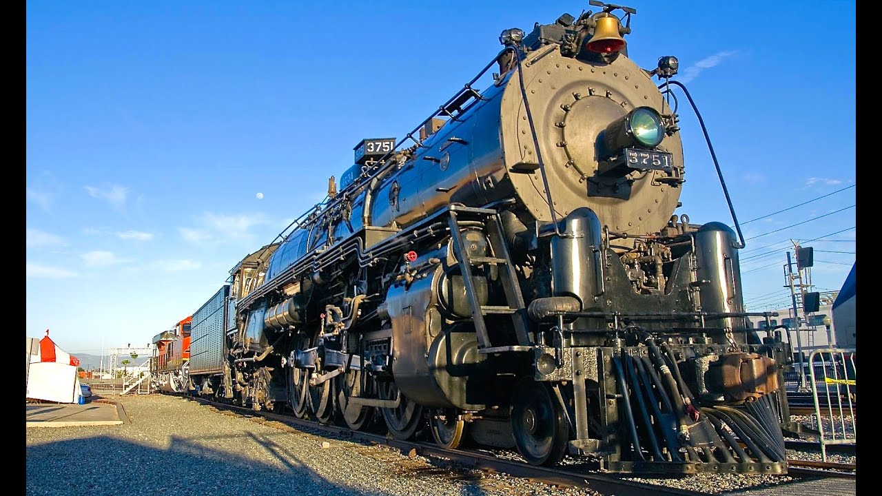 Santa Fe 3751 Steam Locomotive Fullerton Railroad Days
