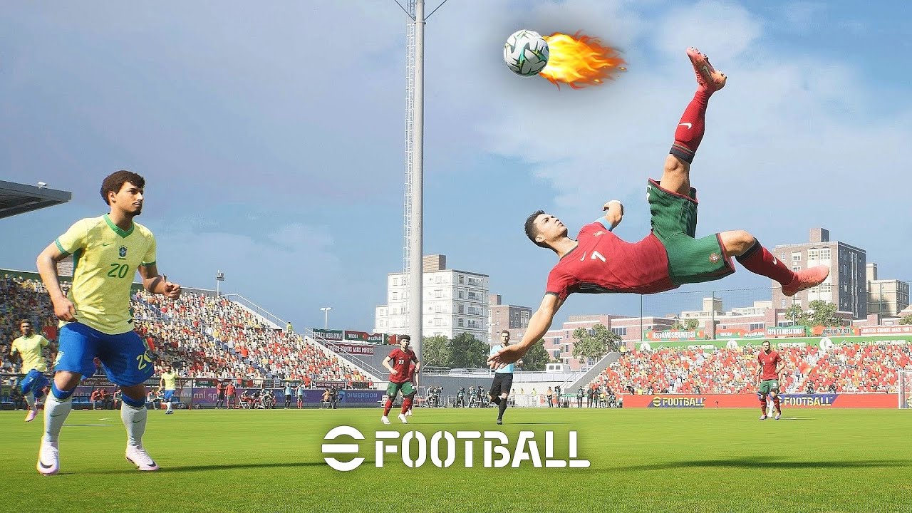eFootball 2025 - amazing POWERSHOT long range goals (30-50 m)