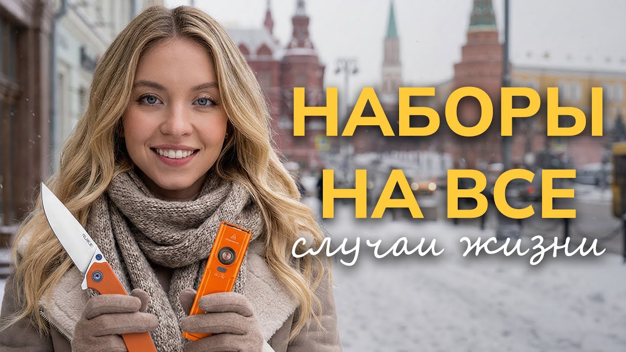 Нож + фонарь: идеальные EDC и туристические наборы для города и природы