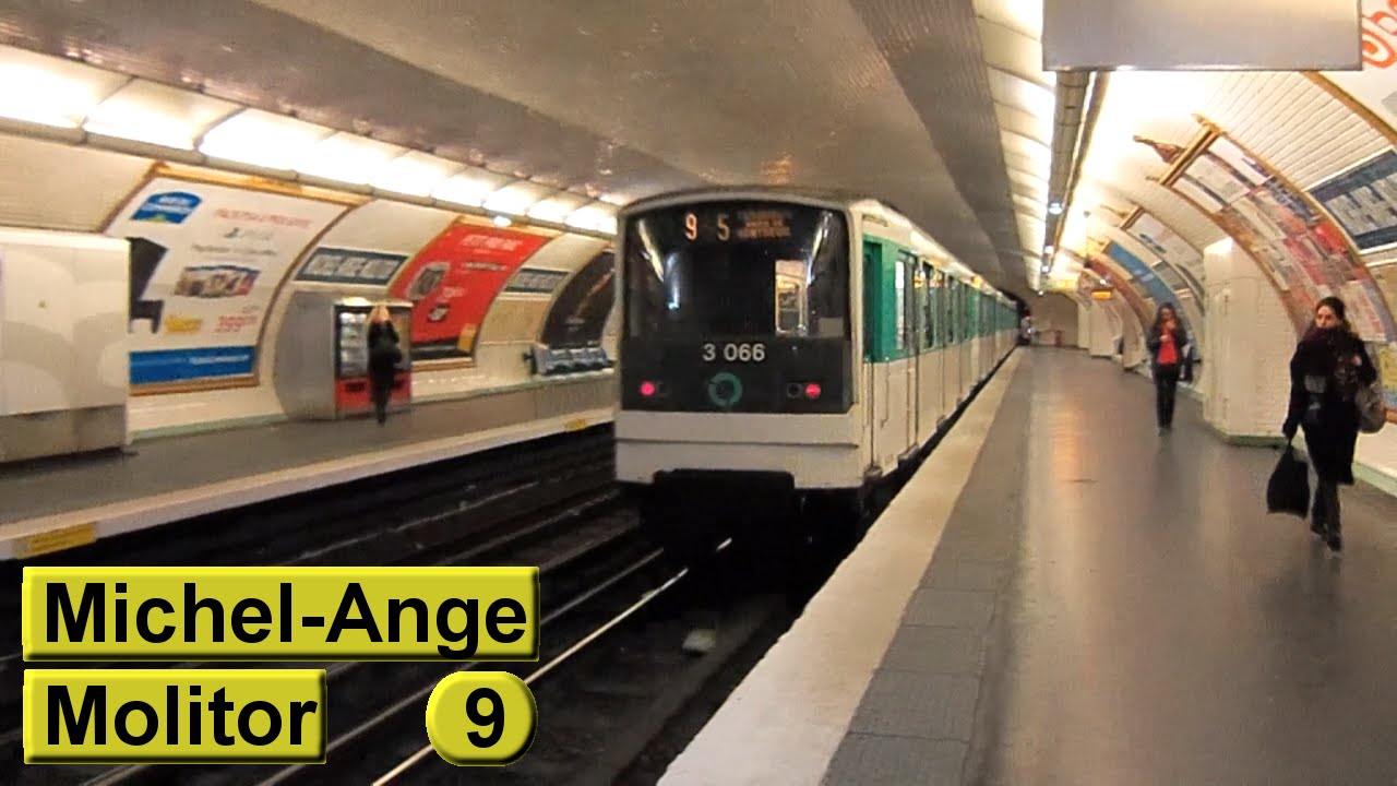 Michel-Ange - Molitor | Ligne 9 : Métro de Paris ( RATP MF67 )