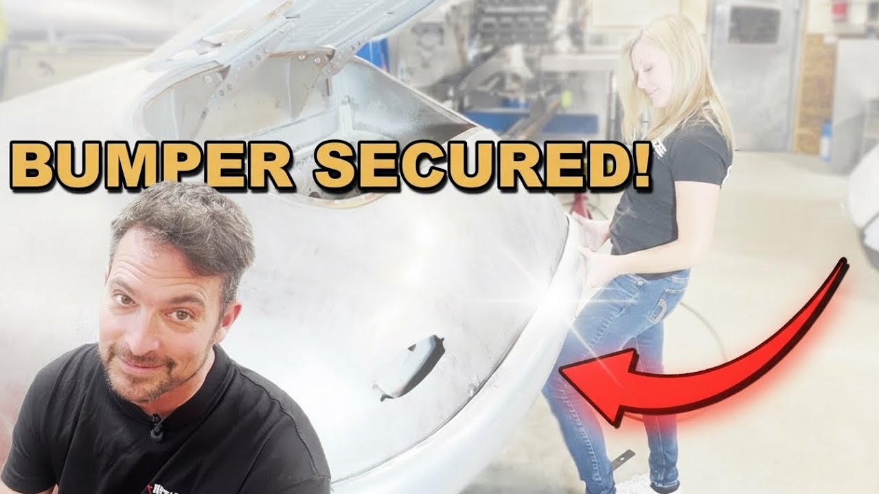 Million Dollar Porsche Mounting the Rear Bumper 