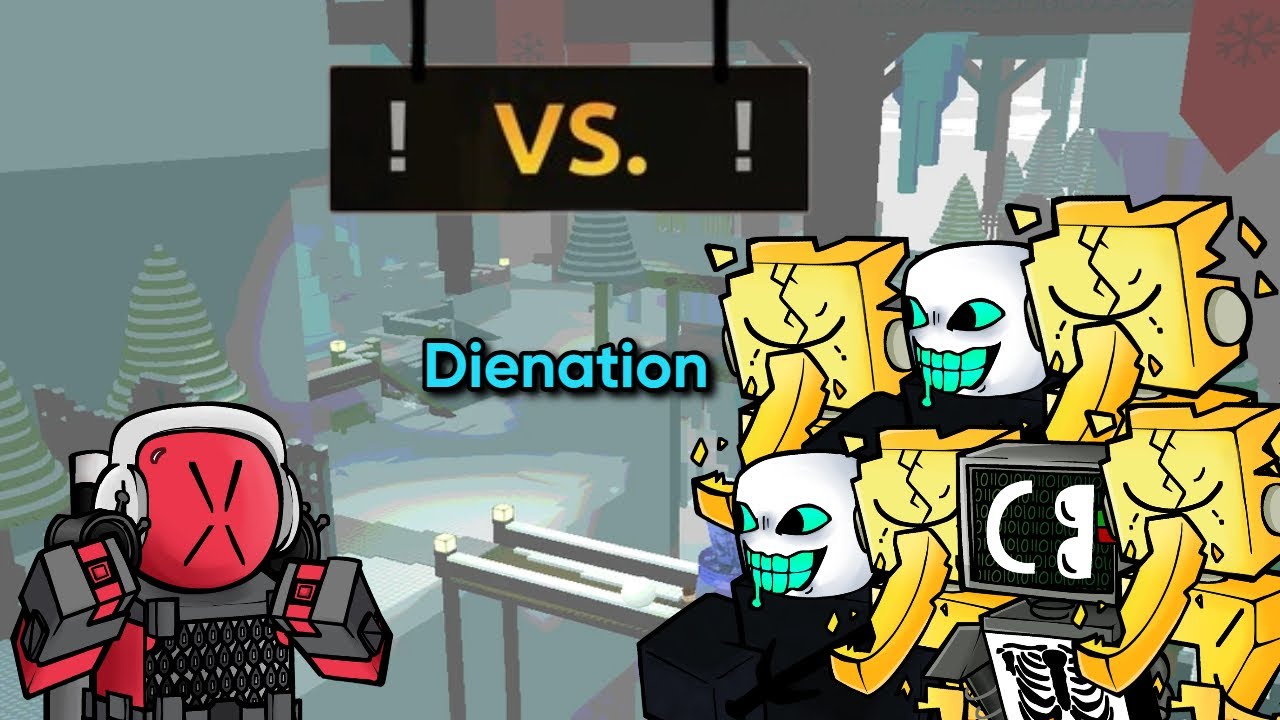 Winning Dienation as Killdroid - Die Of Death (roblox)